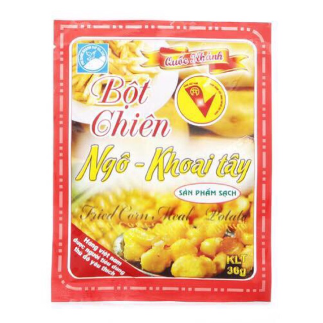1 bịch-10 gói bột chiên ngô khoai