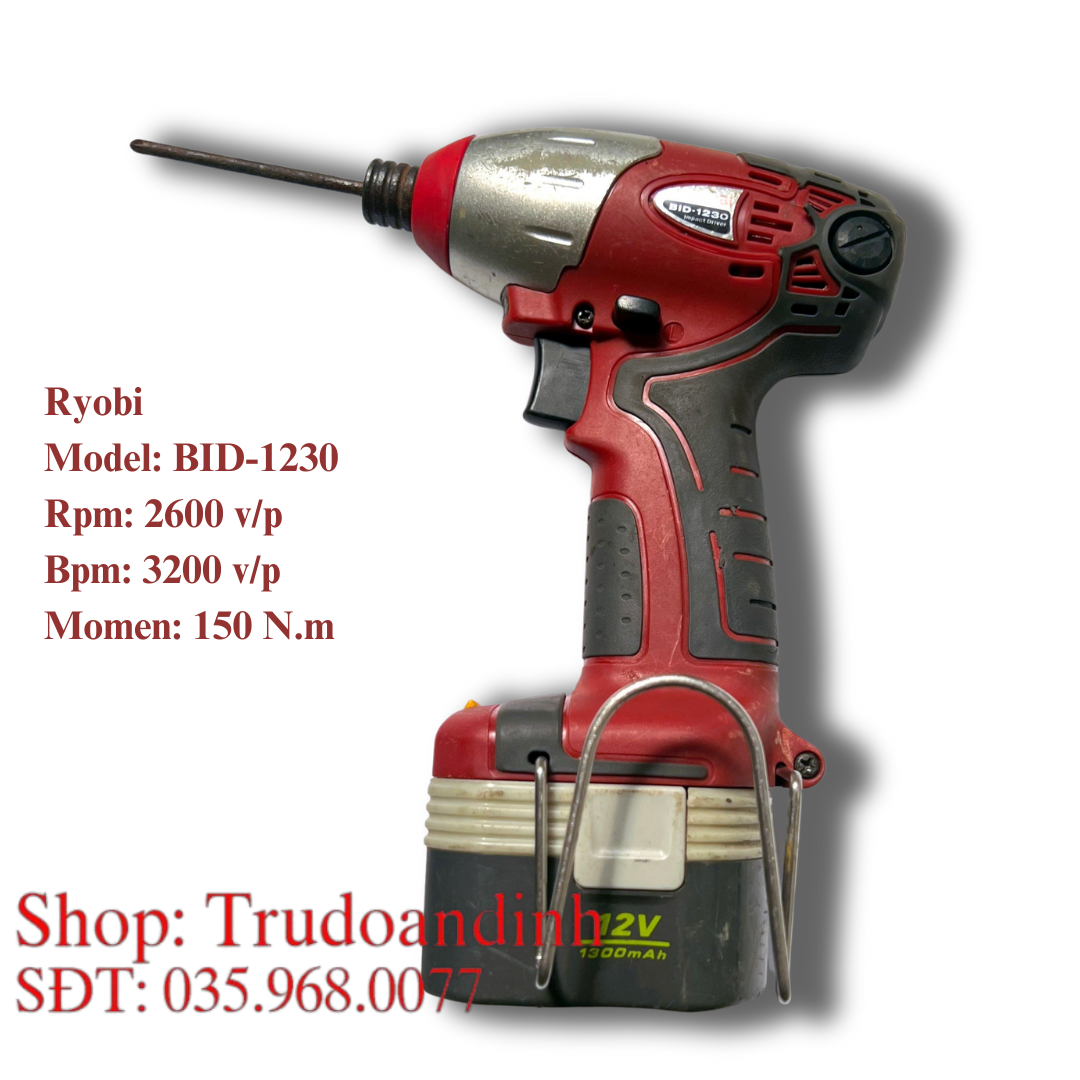 Máy bắn vít Ryobi 12v BID - 1230