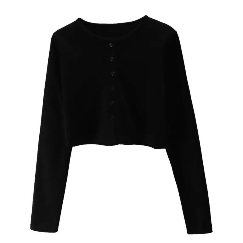 Áo Cardigan croptop khoác ngoài Cho Nữ Phong Cách Ulzzang - chất thun len dày dặn co dãn tốt