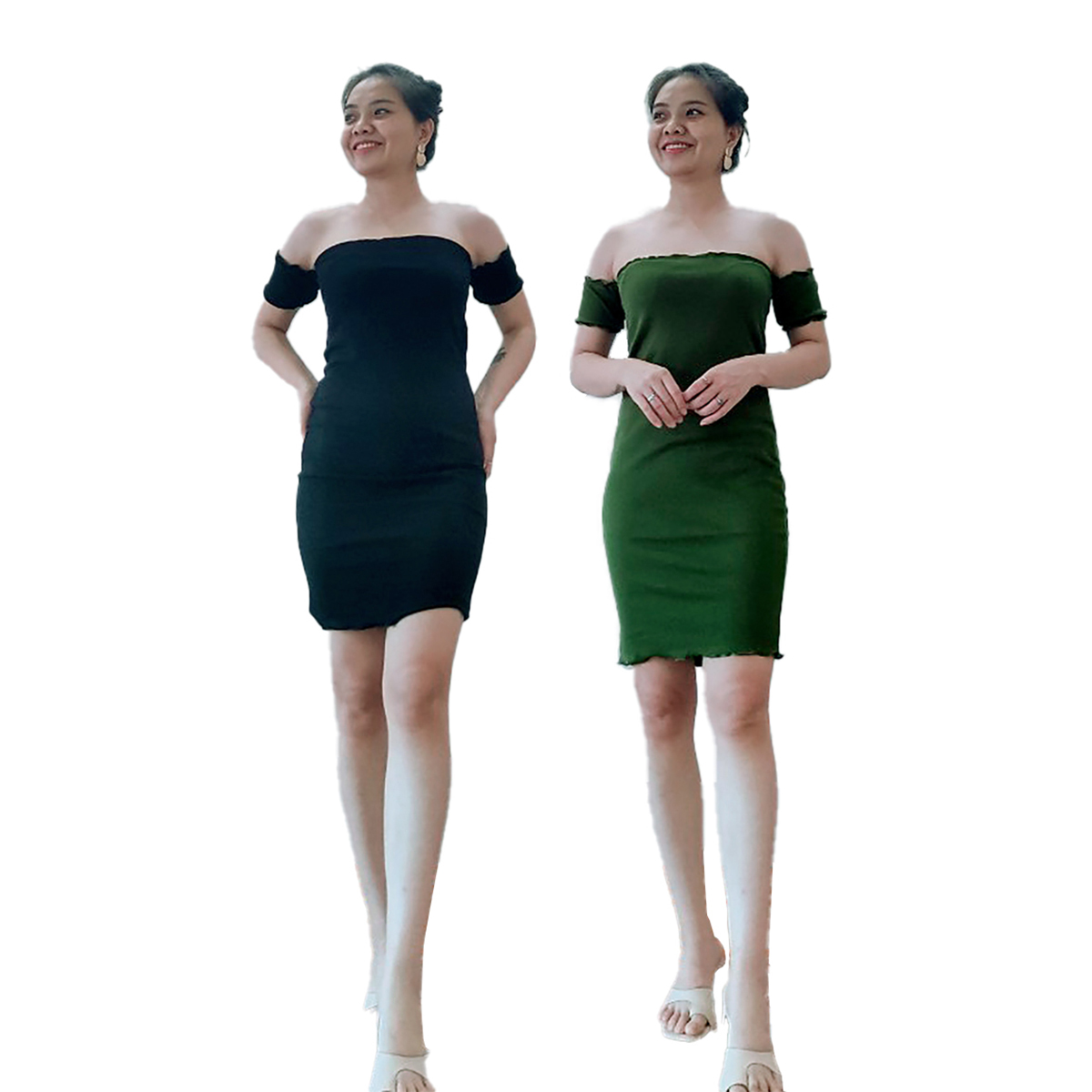 Đầm body trễ vai thời trang XIXO cao cấp