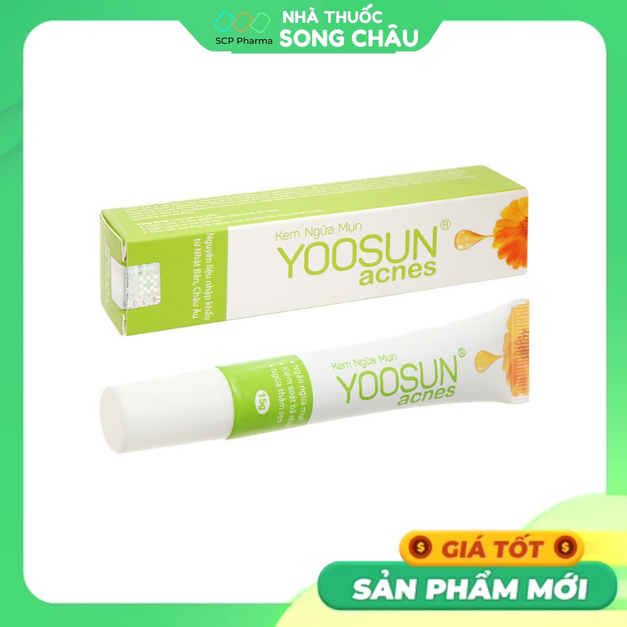 Kem ngừa mụn yoosun acnes tuýp 15g