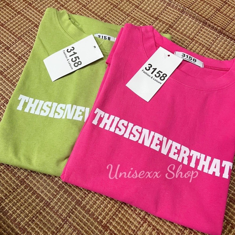 Áo phông 3158, áo thun 3158 tay lỡ unisex nhiều màu chất cotton khô in chữ thisis.. unisex