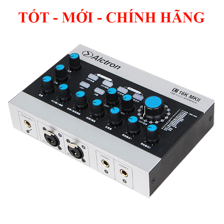 Sound Card Alctron U16K MKII MK2 - hay trong tầm giá