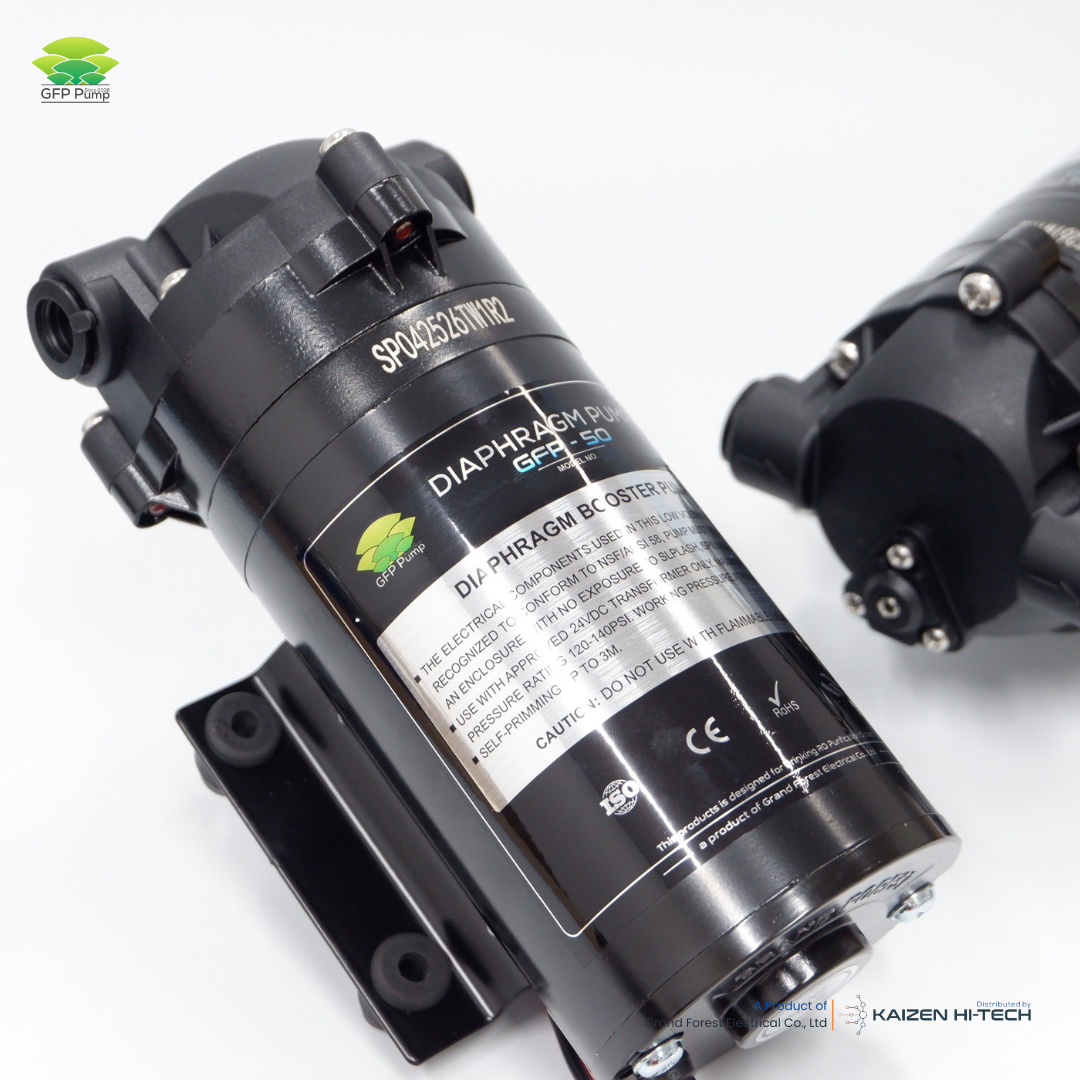 Bơm GFP-50 tăng áp máy lọc nước, bơm máy lọc nước RO 24V , đáng tin cậy, ổn định