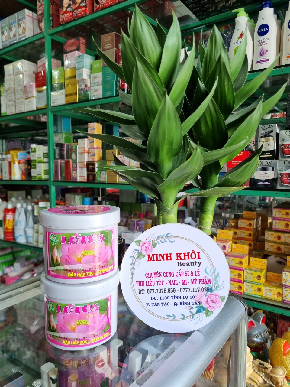 Hấp dầu tóc mềm mượt hương hoa sen 1000ml và 500 ml