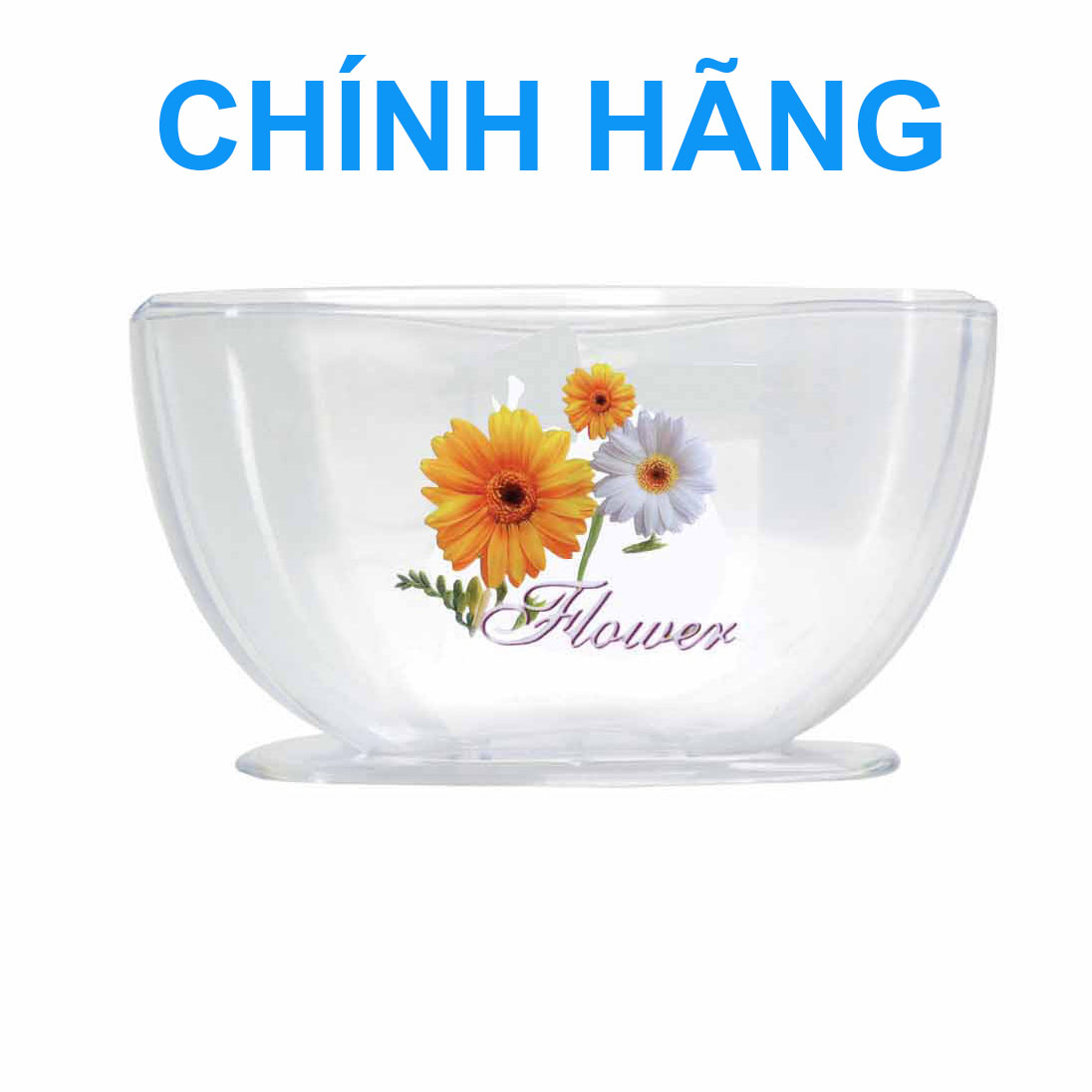 Combo 2 Tô nhúng bánh tráng 3 ngăn nhỏ hoa ( CHÍNH HÃNG) Prota