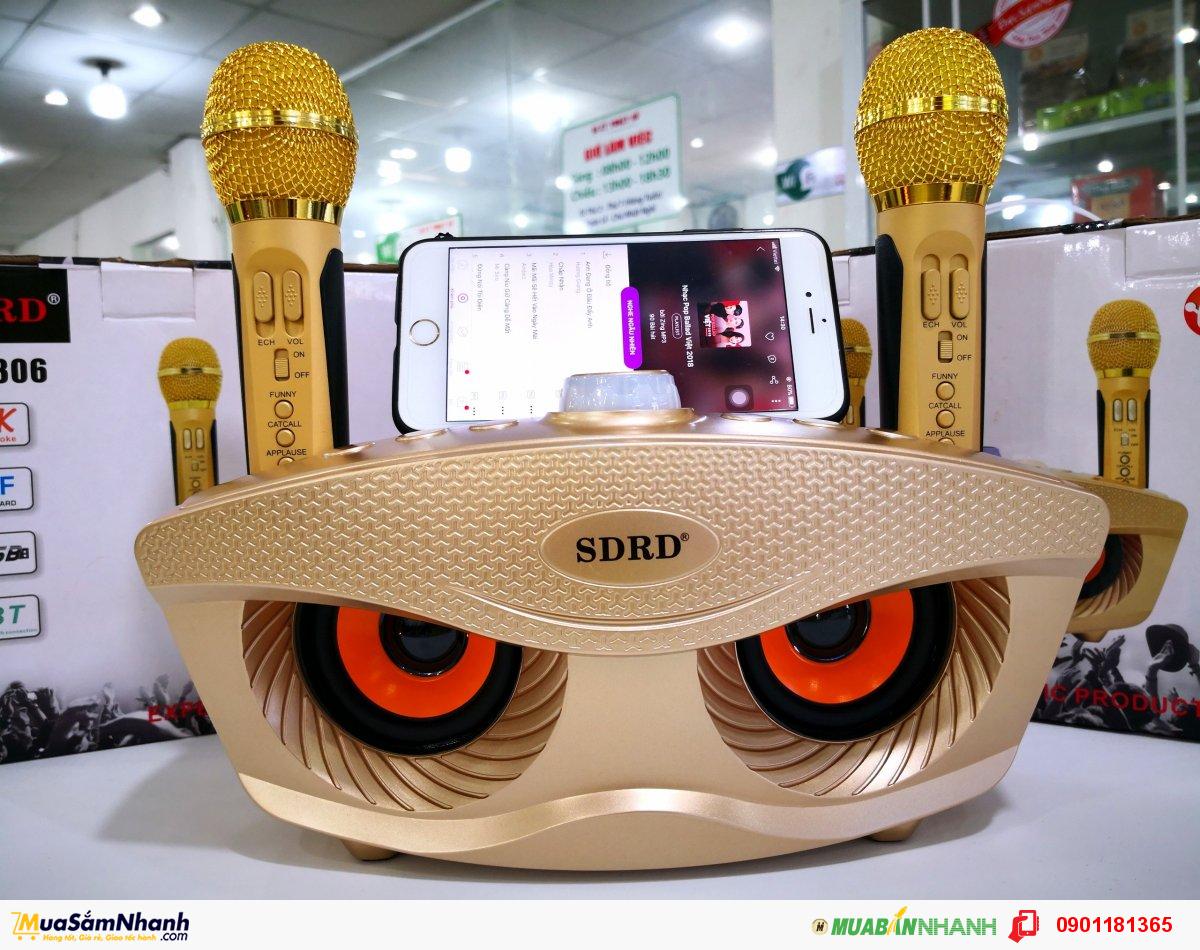 Micro Karaoke Bluetooth Hình Mắt Cú, Loa Mắt Cú Tặng Kèm 2 Micro Không Dây Sd306 Cao Cấp, Kiểu Dáng Đẹp Phù Hợp Với Mọi Không Gian, Giảm Giá Sốc Trong Hôm Nay, 1 Đổi 1 Toàn Quốc.
