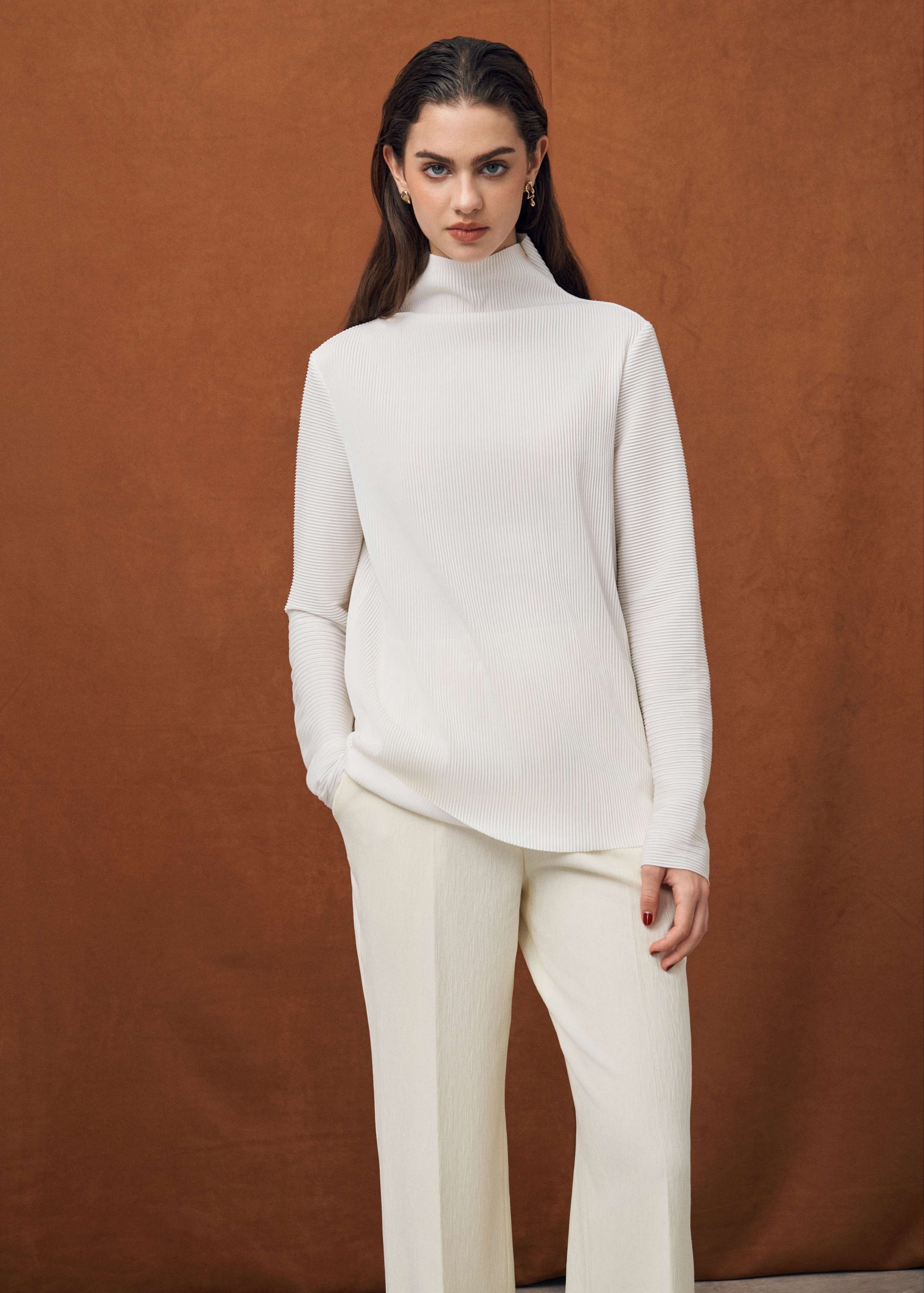 Áo thun, áo dập ly - katie top