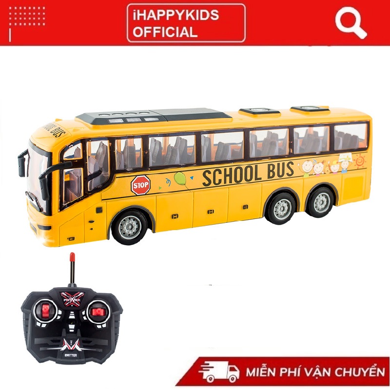 Xe buýt điều khiển từ xa tỷ lệ 1:30 dành cho trẻ em