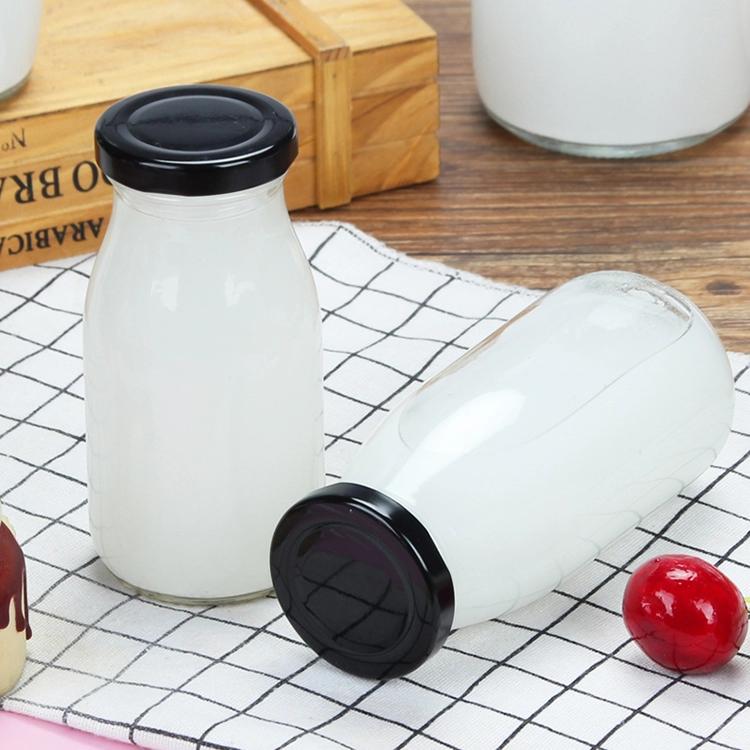 Combo 6 chai thủy tinh 250ml nắp thiếc đựng nước, sinh tố, chưng yến