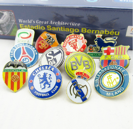 Huy hiệu MU - Chelsea - Barce - Real - Liverpool gài áo tiện dụng, thời trang - LiDO Sports