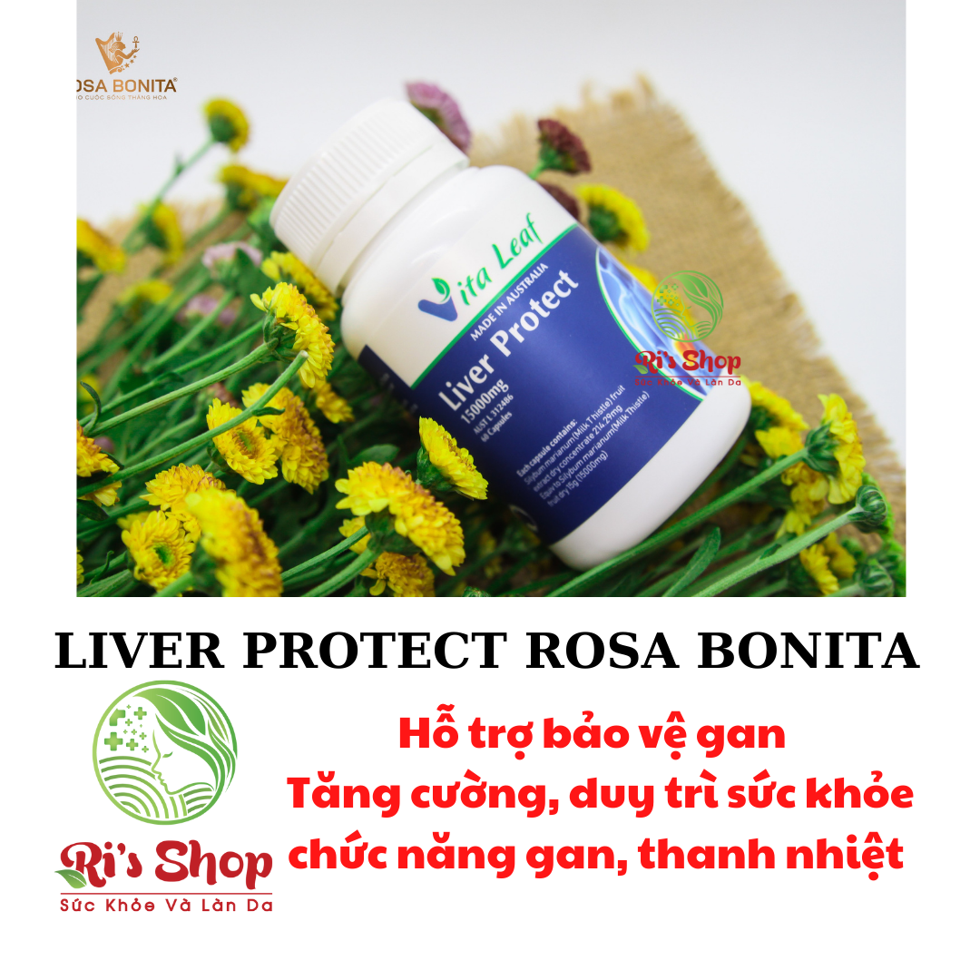 Thực phẩm hỗ trợ bảo vệ gan - liver protect - rosa bonita - hỗ trợ tăng cường duy trì sức khỏe chức năng gan