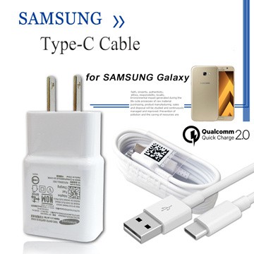 Bộ sạc nhanh fast charge type c samsung galaxy 2018 a3 a5 a7 2017 s8 s8 plus