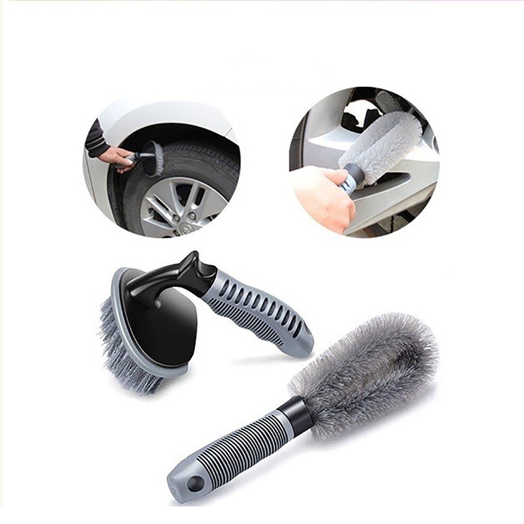 Chổi cọ lazang rửa xe ô tô – xe hơi | chổi lazang cọ mâm xe, lốp xe ô tô