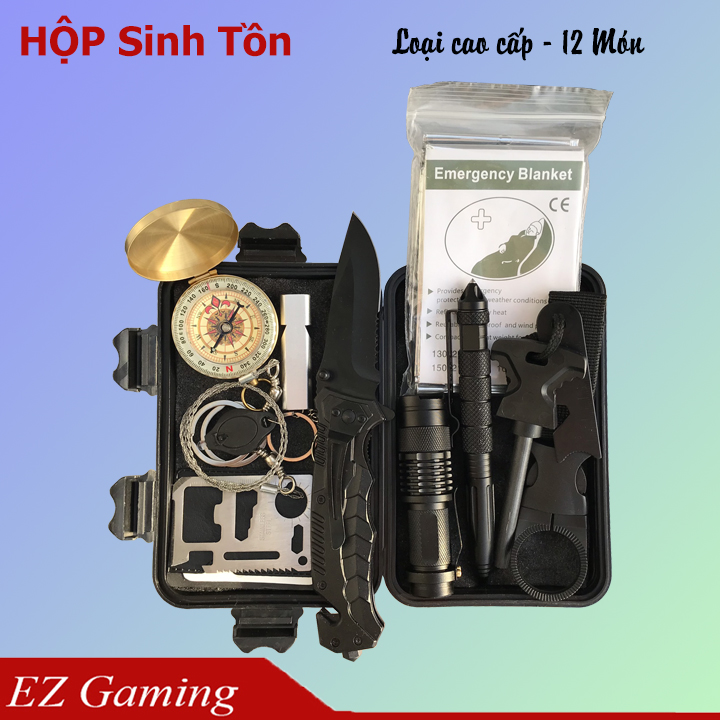 [Hàng cao cấp] Hộp sinh tồn cao cấp full 12 món chất lượng