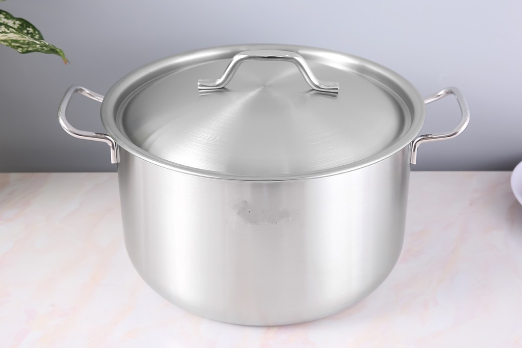 Nồi luộc gà 26cm - nắp inox-nắp inox