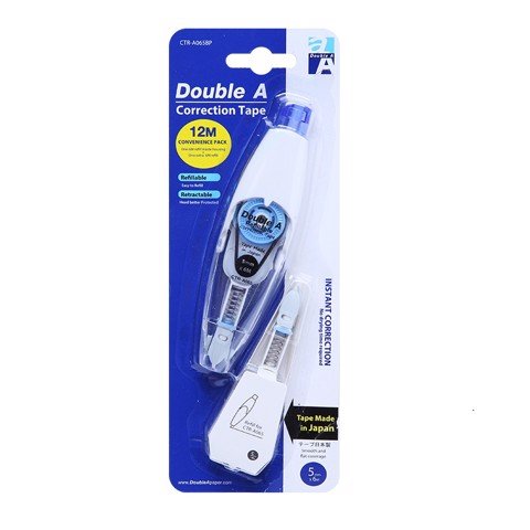 Băng xoá double a kèm ruột 5mm x 6m