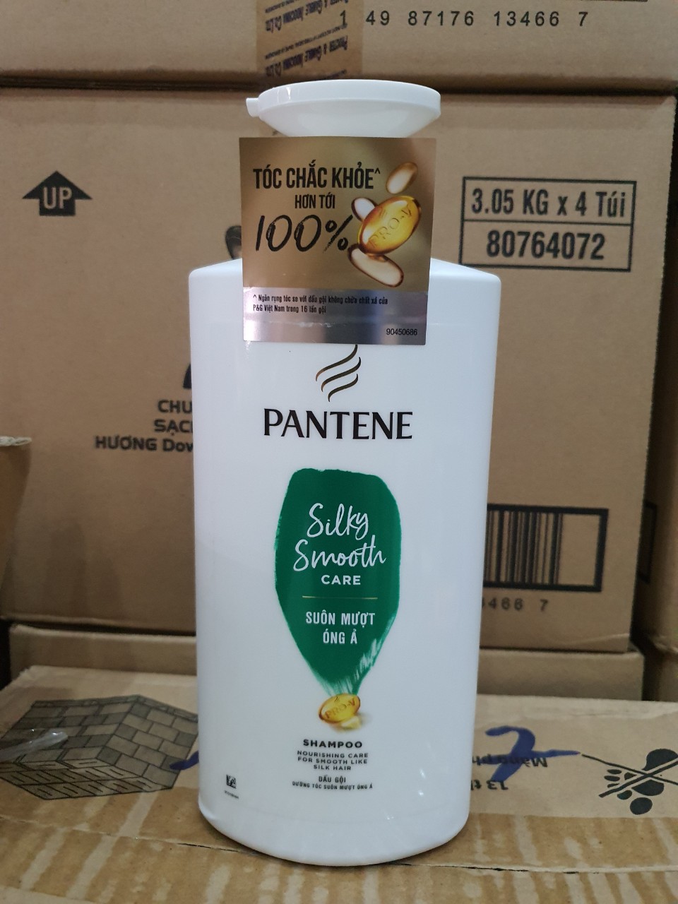 Dầu gội pantene suôn mượt óng ả 650g hsd 2027