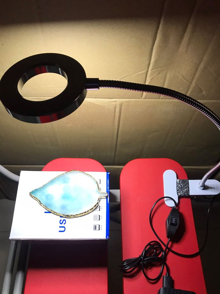 [HCM]Đèn Led Kẹp Bàn Hỗ Trợ Nối Mi Phun Xăm Nail