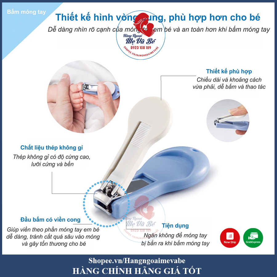 Bấm móng tay cao cấp, bấm móng tay an toàn cho trẻ em, bé trai, bé gái