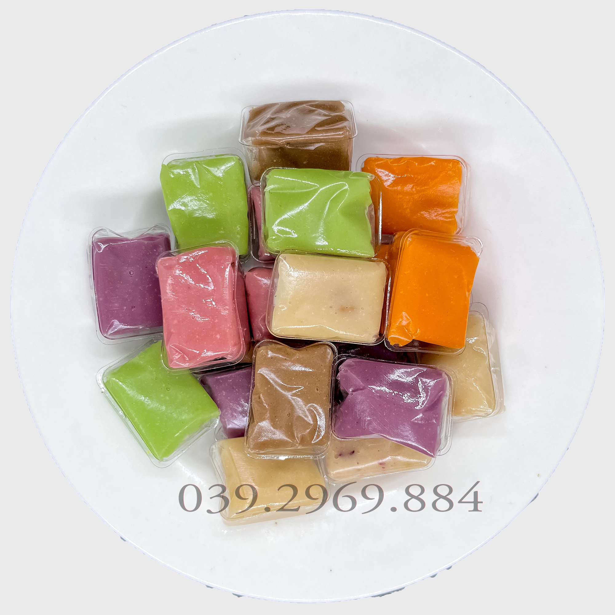 Kẹo dừa sáp bến tre mix đủ vị 250g/ 500g/ 1kg