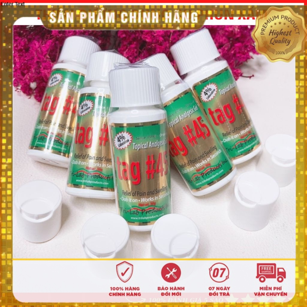 Tag 45 chính hãng ủ môi không bị đau rát dcpx , chuyên phun xăm thẩm mỹ