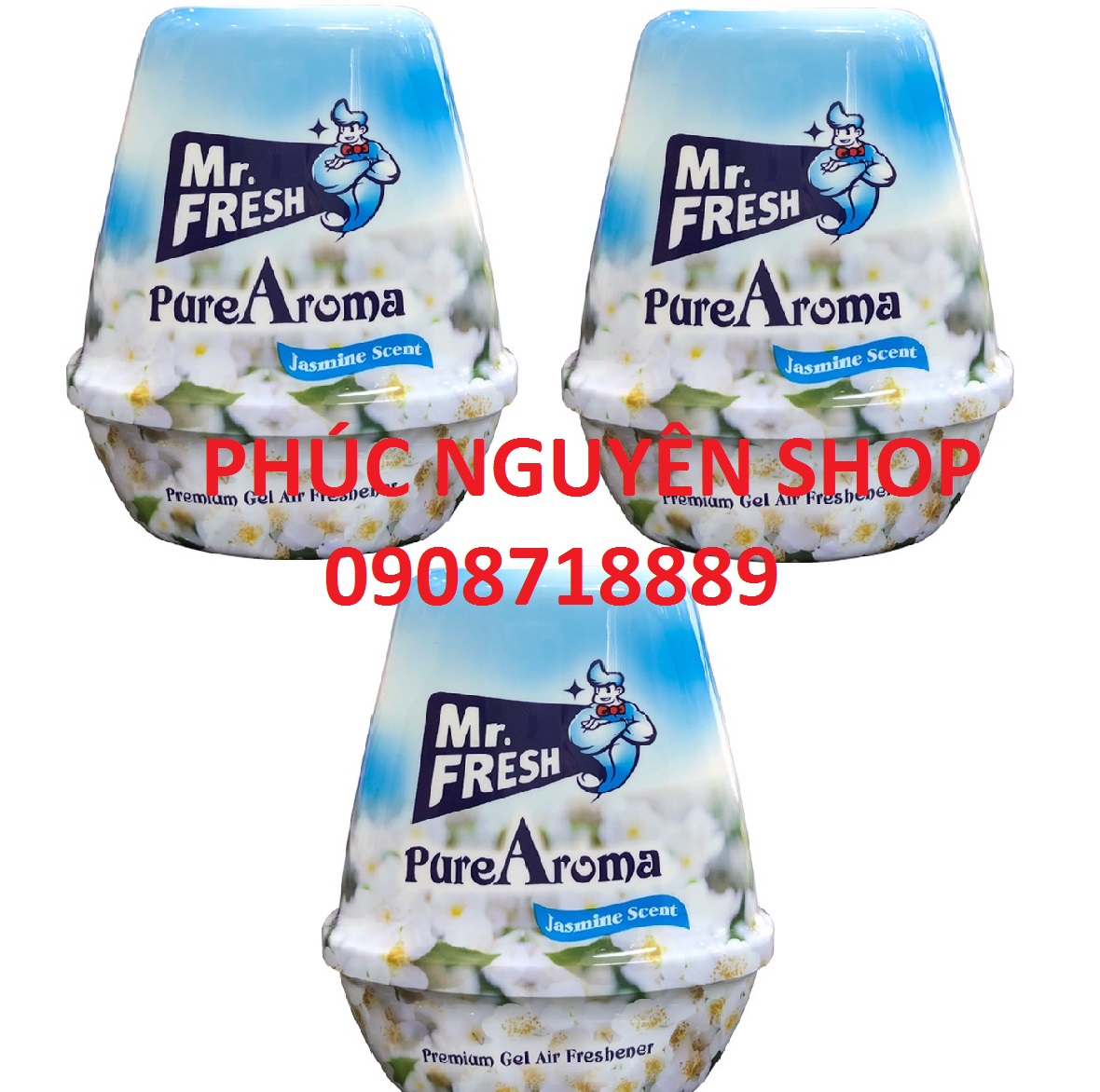 [HCM]Bộ 3 hộp sáp thơm phòng khử mùi ẩm mốc Pure Aroma 220g PNS693