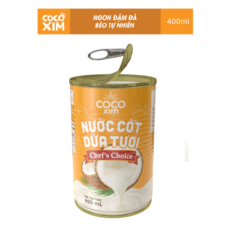 Nước cốt dừa Chef's Choice Cocoxim 400ml