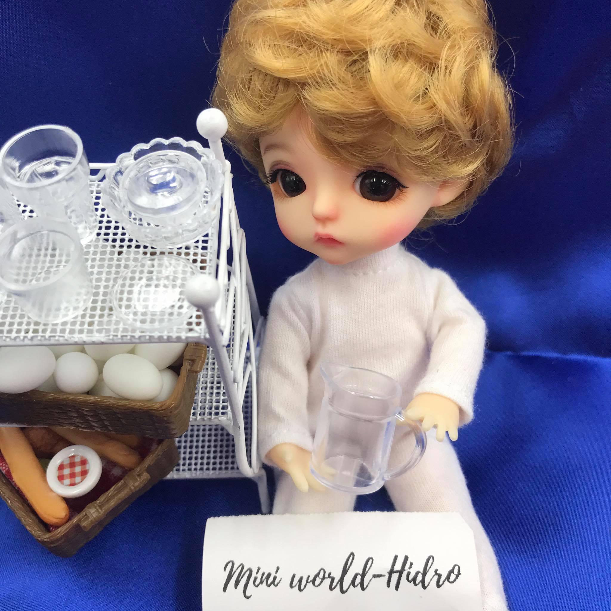 Bộ ca tách chén ly tô mini nhựa trong suốt dùng cho búp bê như hình - Miniature chất lượng sản phẩm đảm bảo và cam kết hàng đúng như mô tả