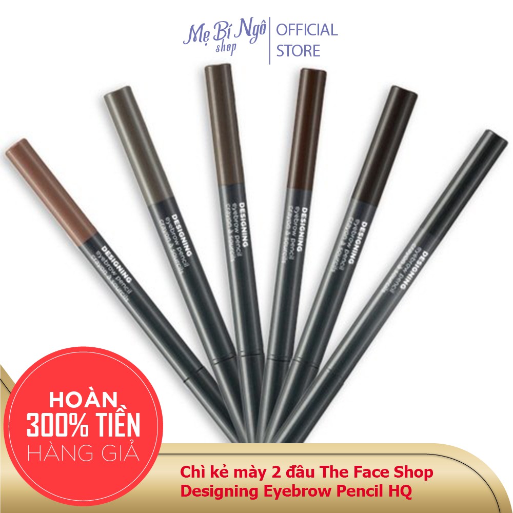 Chì kẻ mày the face shop - chì kẻ mày 2 đầu the face shop designing eyebrow pencil