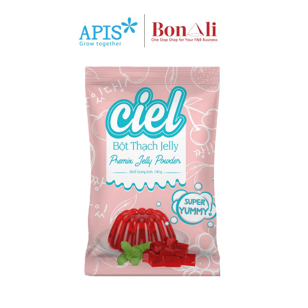Gói bột thạch jelly ciel 140g