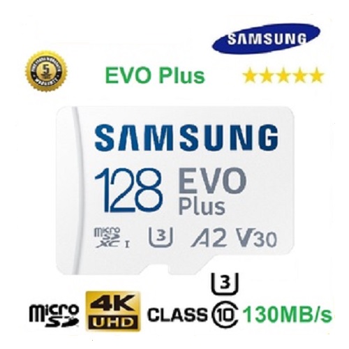 Thẻ nhớ microsdxc samsung evo plus 4k 128gb 130mb/s