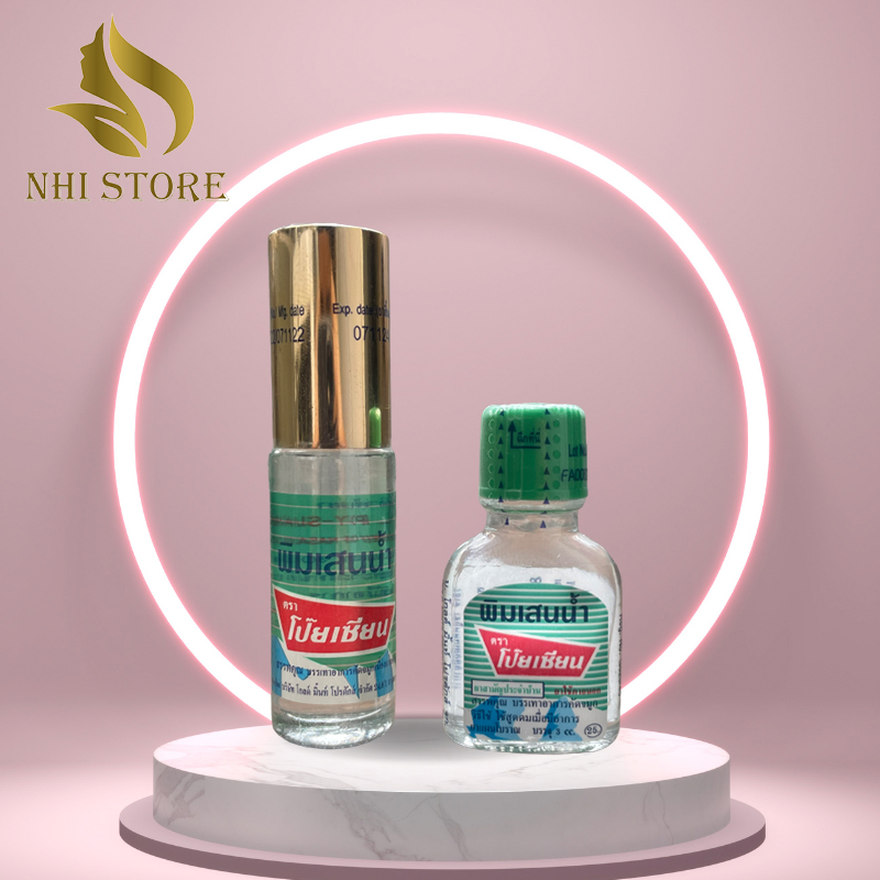 Dầu Poy Sian giảm đau đầu chóng mặt say tàu xe chiết xuất từ tinh dầu bạc hà oải hương thảo dược thái lan 3 5cc 