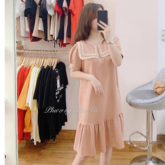 Váy bèo viền ren đuôi cá