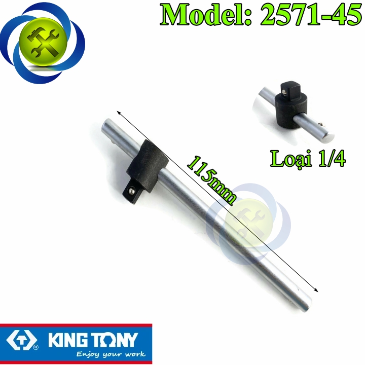 Cần trượt 1/4 inch kingtony 2571-45 dài 115mm