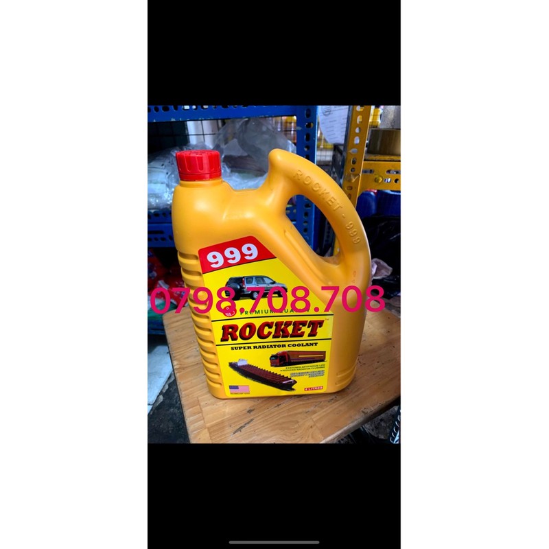 Nước làm mát rocket 999 loại 4lít(xanh