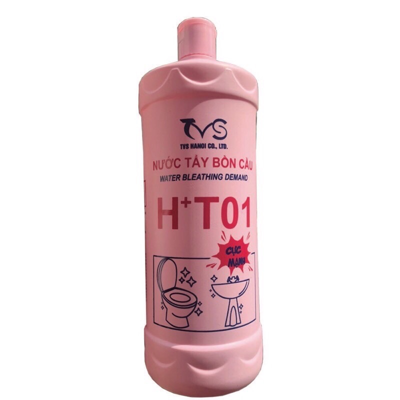 Nước tẩy bồn cầu HT01 đậm đặc siêu sạch chai 960ML