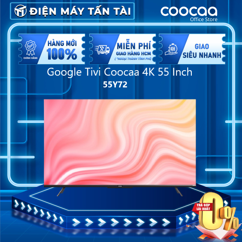 Google tv coocaa hd 55 inch 55y72