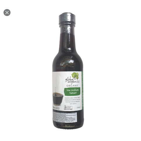 Nước Tương Tamari Ít Muối Natri Hữu Cơ Global Organics 250ml