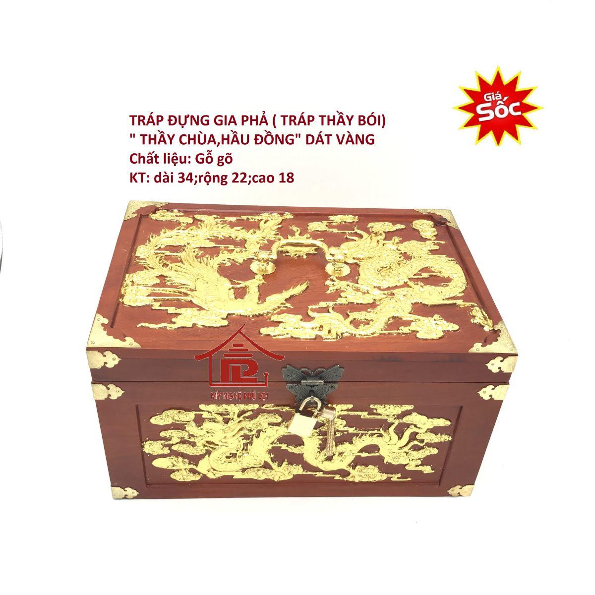 Hộp đựng vật dụng cao cấp (tráp tứ linh)