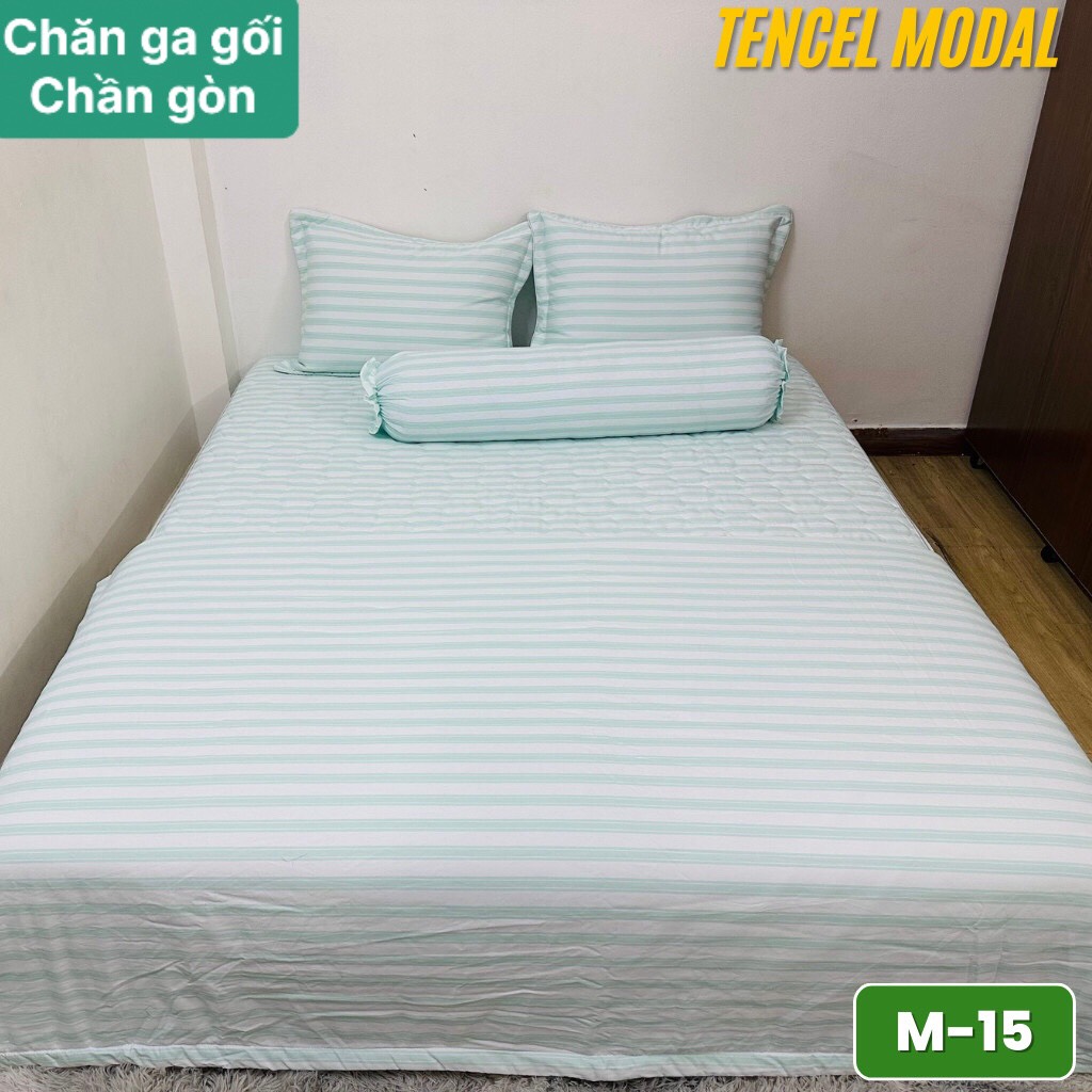 Bộ Chăn Ga Gối Tencel Modal Cao Cấp/ Chất Liệu Siêu Mềm Mịn Mát An Toàn Với Mọi Làn Dab