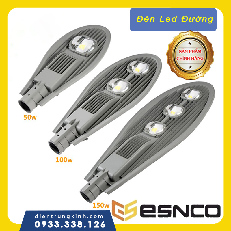 Đèn đường led 50w/100w/150w/200w esnco chính hãng siêu sáng siêu bền