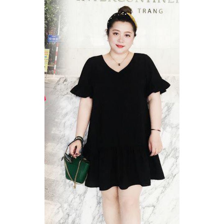 Thanh lý đầm bigsize, đầm béo vải mềm cực mát MQ45