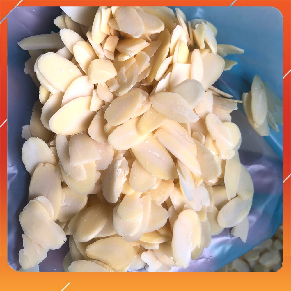 [HCM]500gr Hạnh nhân lát sấy giòn làm topping cực ngon - roasted sliced almond 500gr