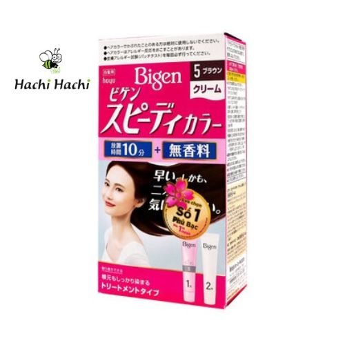 Kem nhuộm tóc Bigen Speedy Color Cream 5 - Hachi Hachi Japan Shop