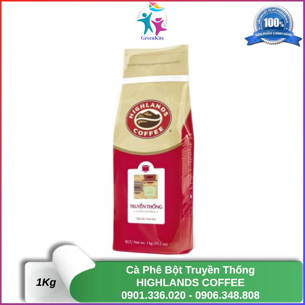 Cà Phê Bột Truyền Thống Highlands Coffee 1kg - Cà phê truyền thống Highland