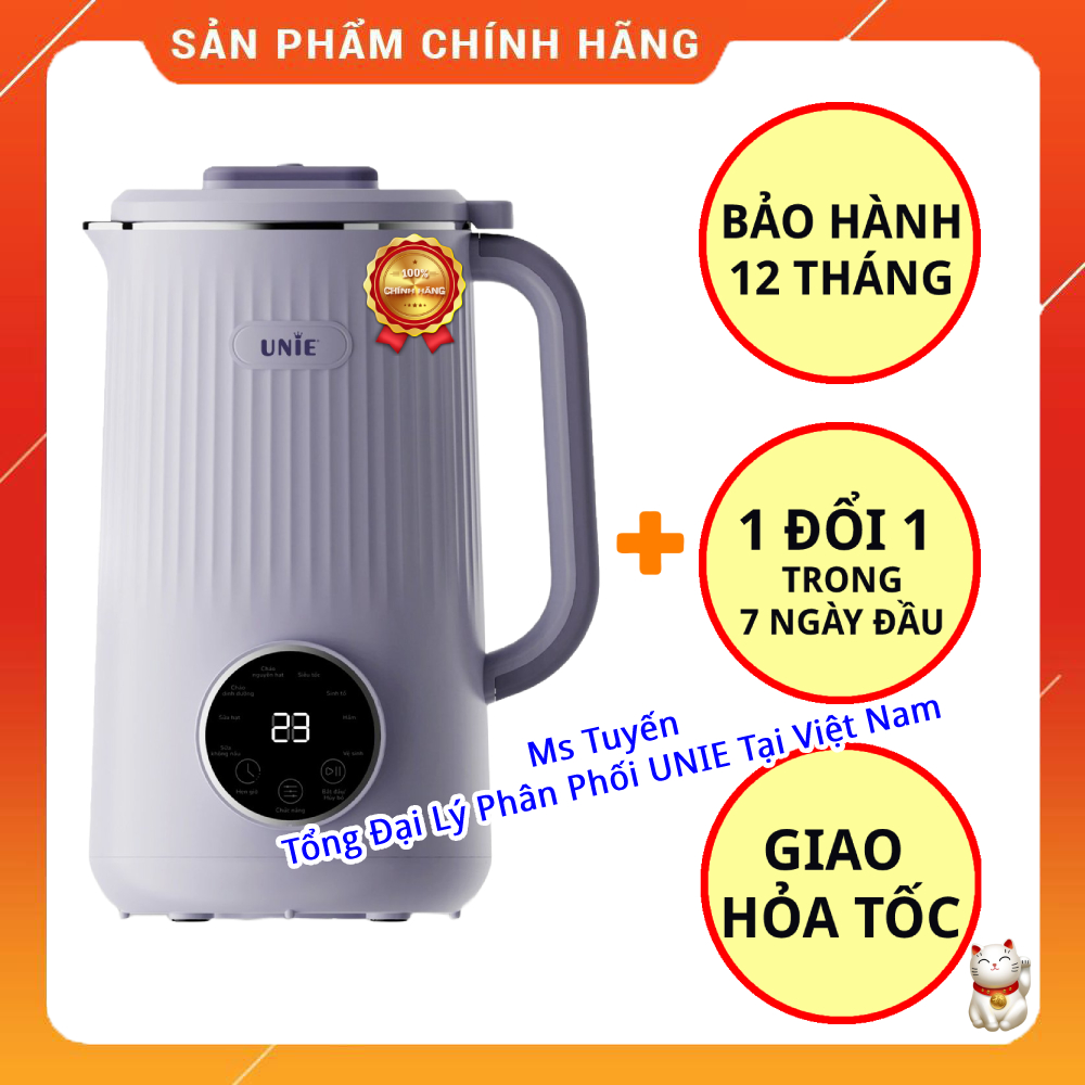 Máy làm sữa hạt unie umb10 - hàng chính hãng - nhỏ gọn - dễ vệ sinh