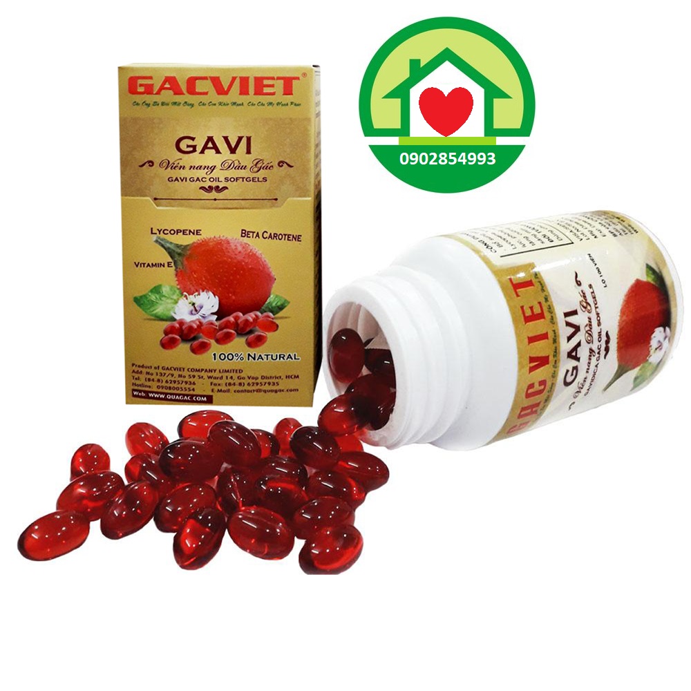 Dầu gấc - Lọ lớn 100 viên