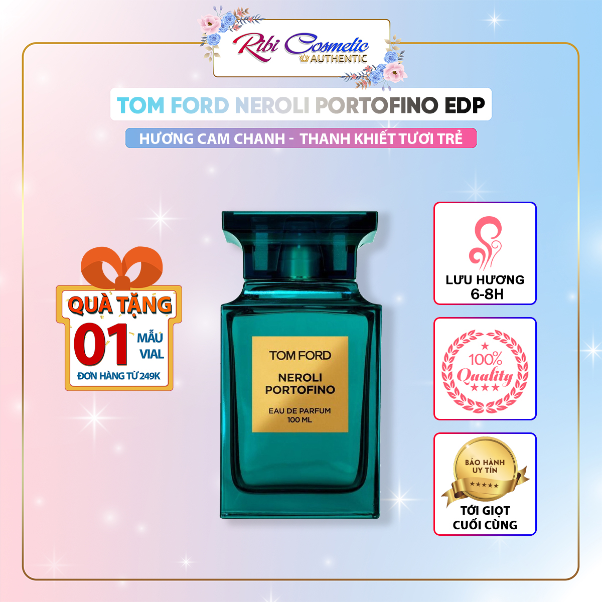 Nước hoa unisex Tom Ford TF NEROLI PORTOFINO Hương cam chanh thơm ngát