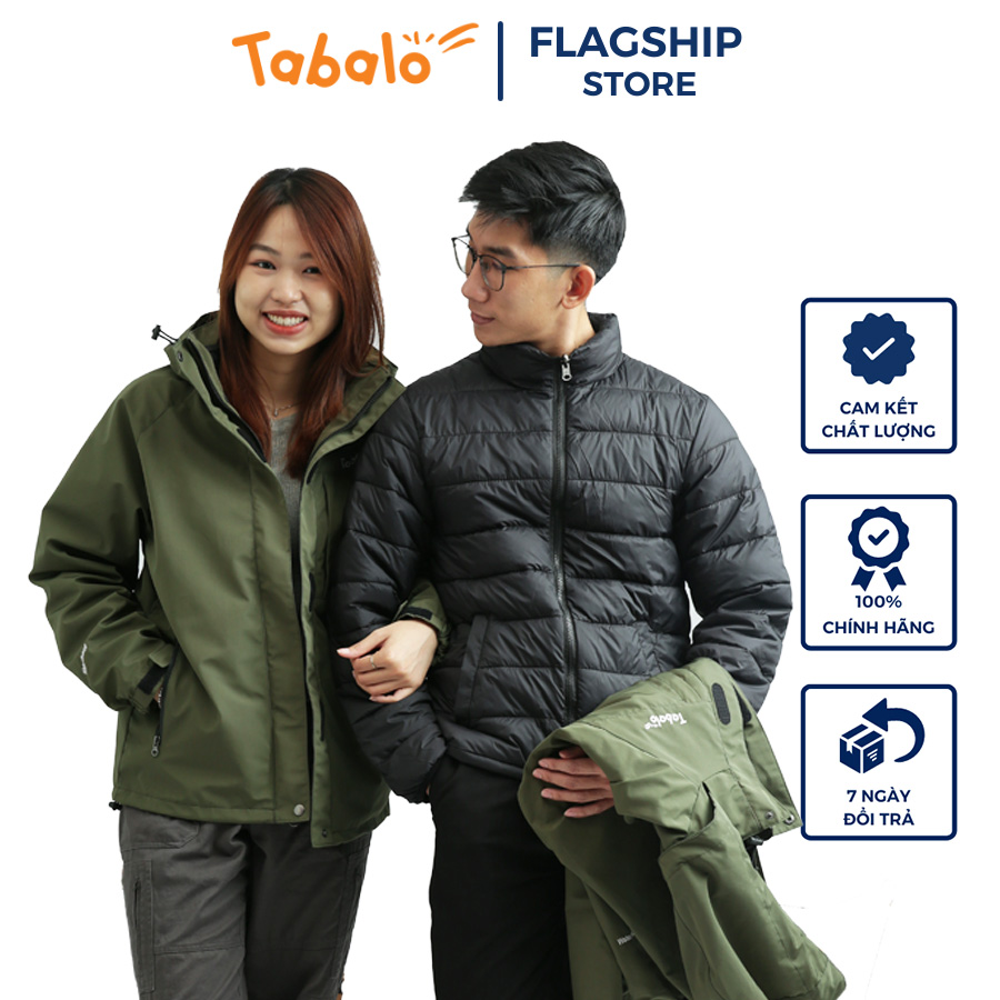 Áo Phao 3in1 Tabalo Mountain Jacket Thiết Kế Đặc Biệt Chống Nước, Giữ Ấm Chống Nước Cực Tốt